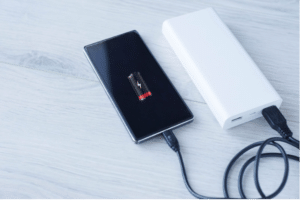 A wireless phone charger, a gift for freelancers for the holidays